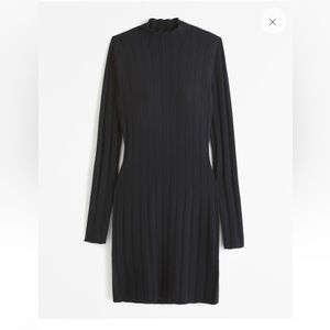 Abercrombie Long-Sleeve Mockneck Mini Sweater Dress, New with Tags, XXS Petite